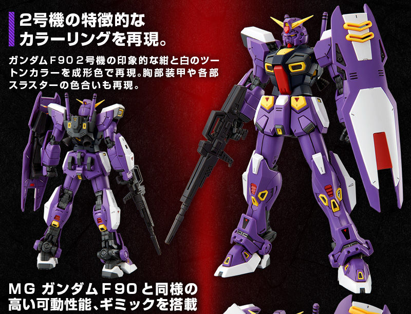 MG 1/100 Formula 90 Gundam F90 Unit 2