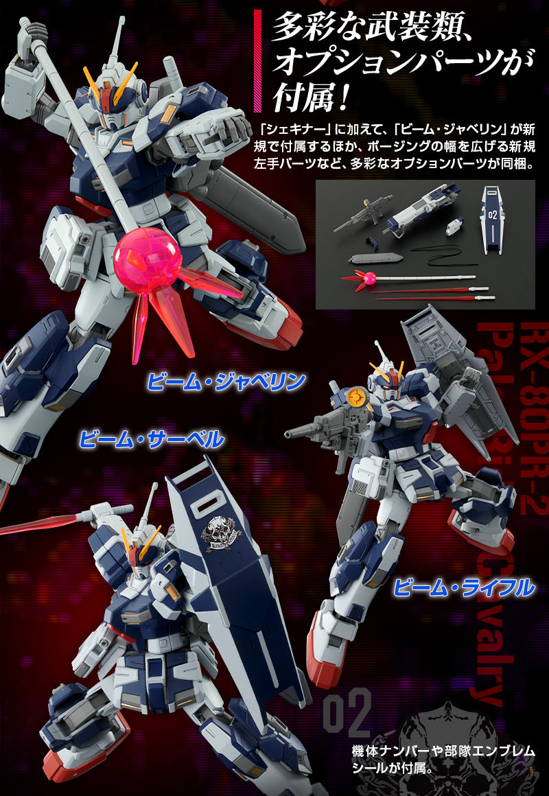 HGUC 1/144 RX-80PR-2 Pale Rider Cavalry