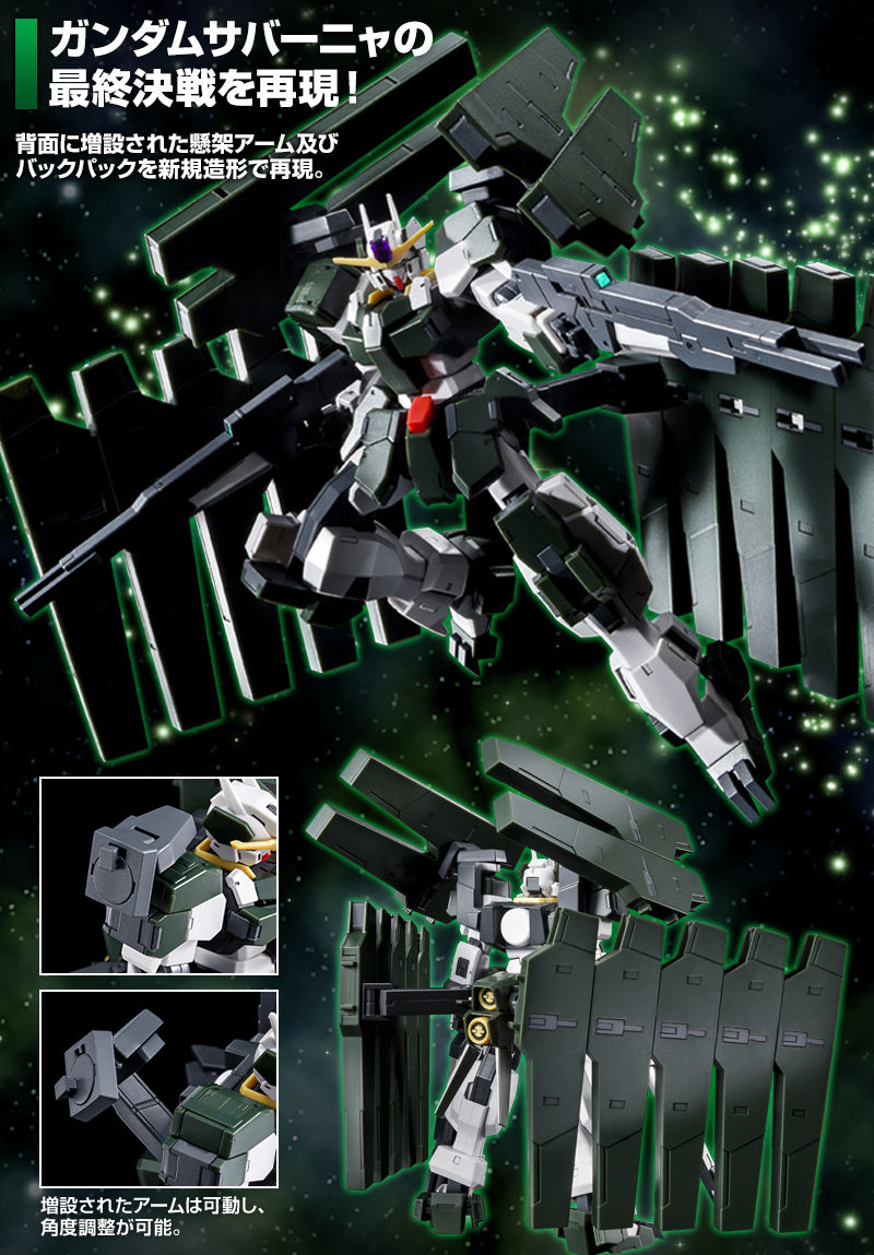 ｈｇ 1 144 ガンダムサバーニャ 最終決戦仕様 ホビーオンラインショップ プレミアムバンダイ バンダイナムコグループ公式通販サイト