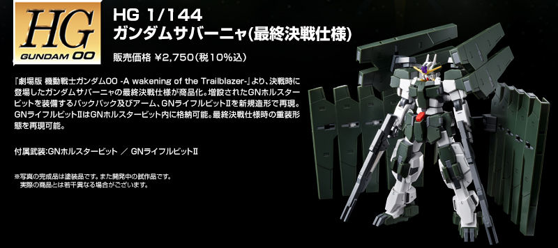 HG00 1/144 GN-010 Gundam Zabanya(Final Battle)