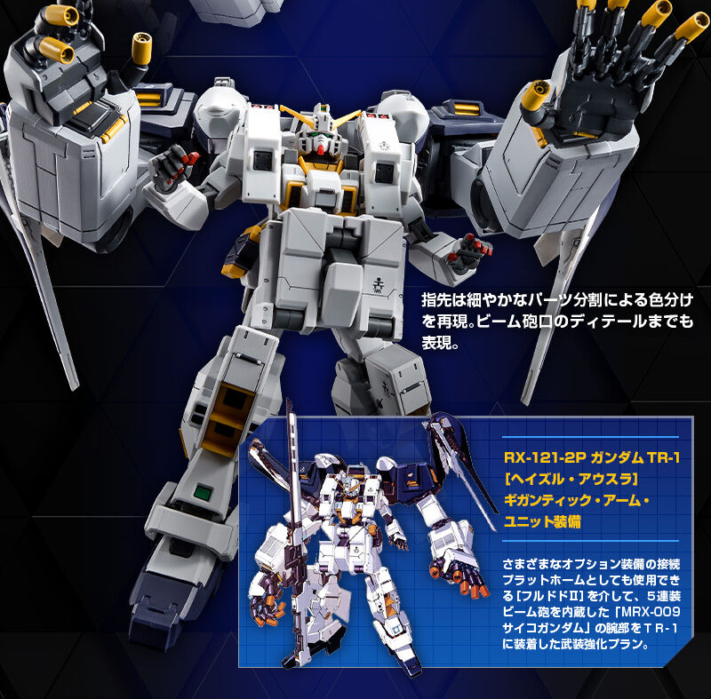 HGUC 1/144 RX-121-2P Gundam TR-1[Hazel Owsla]Gigantic Arm Unit