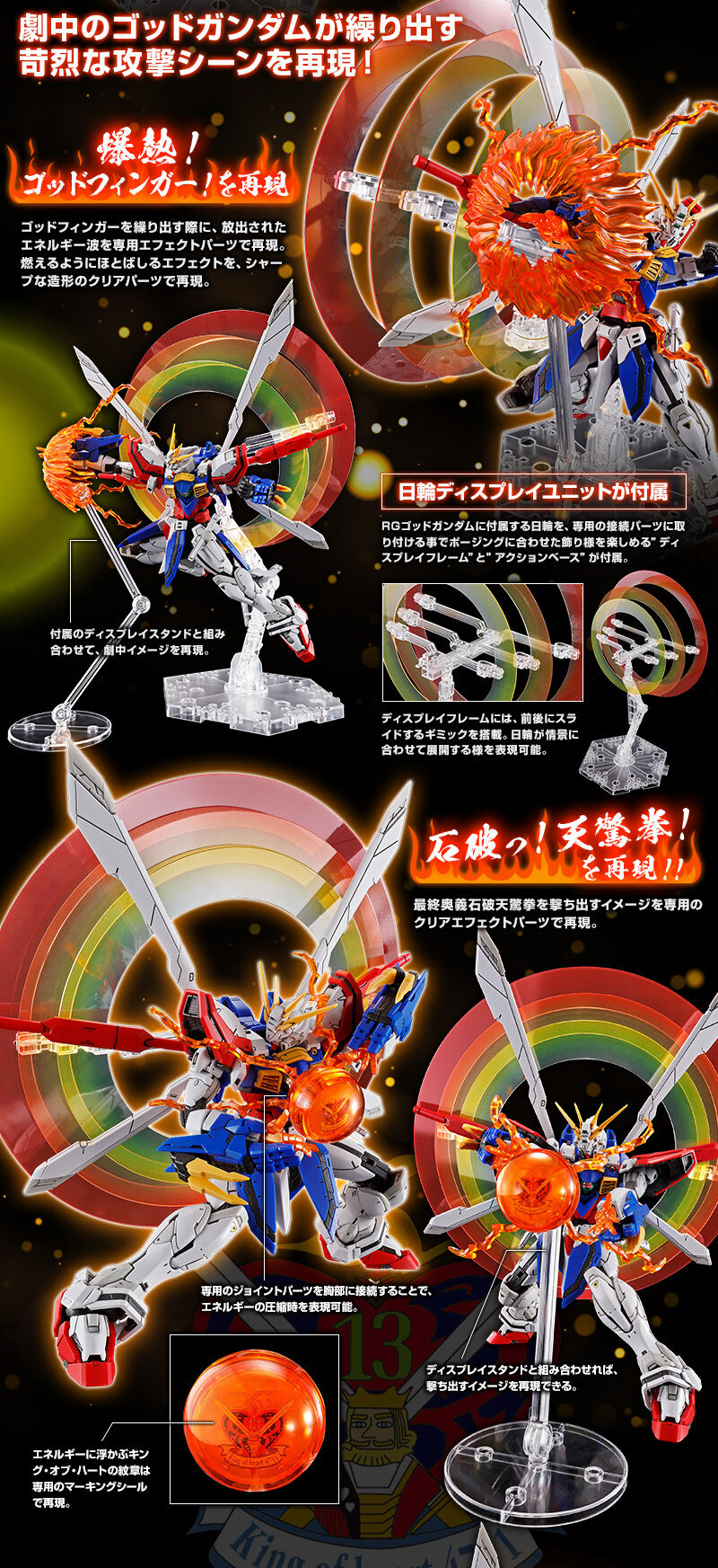 RG ゴッドガンダム EXPANSION SET for GOD GUNDAM - プラモデル