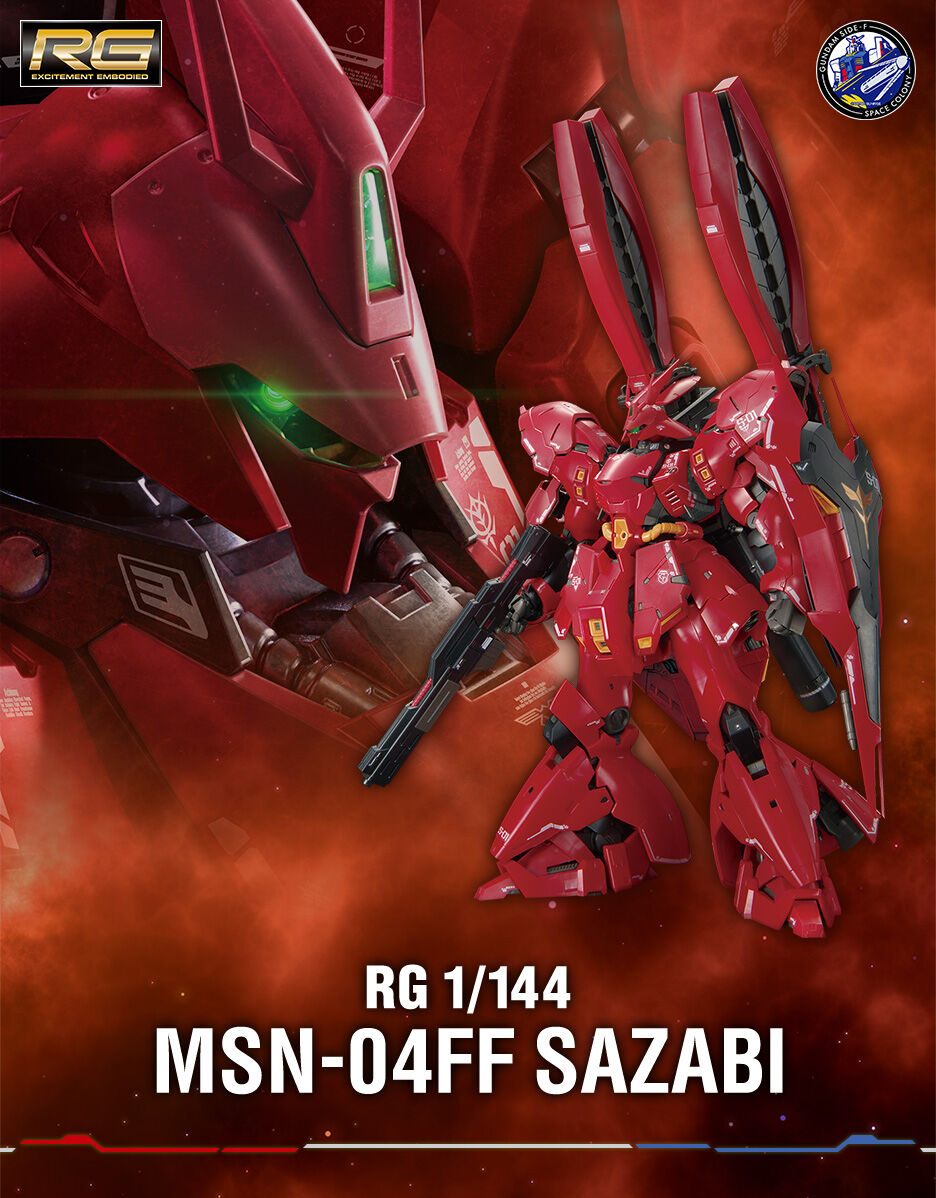 RG 1/144 MSN-04FF SAZABI Plastic Model ( JAN 2024 )