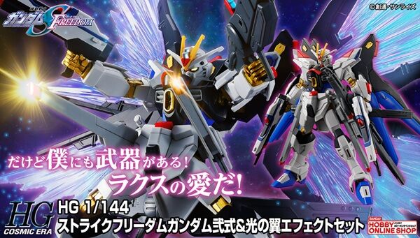 HG 1/144 �X�g���C�N�t���[�_���K���_����&���̗��G�t�F�N�g�Z�b�g