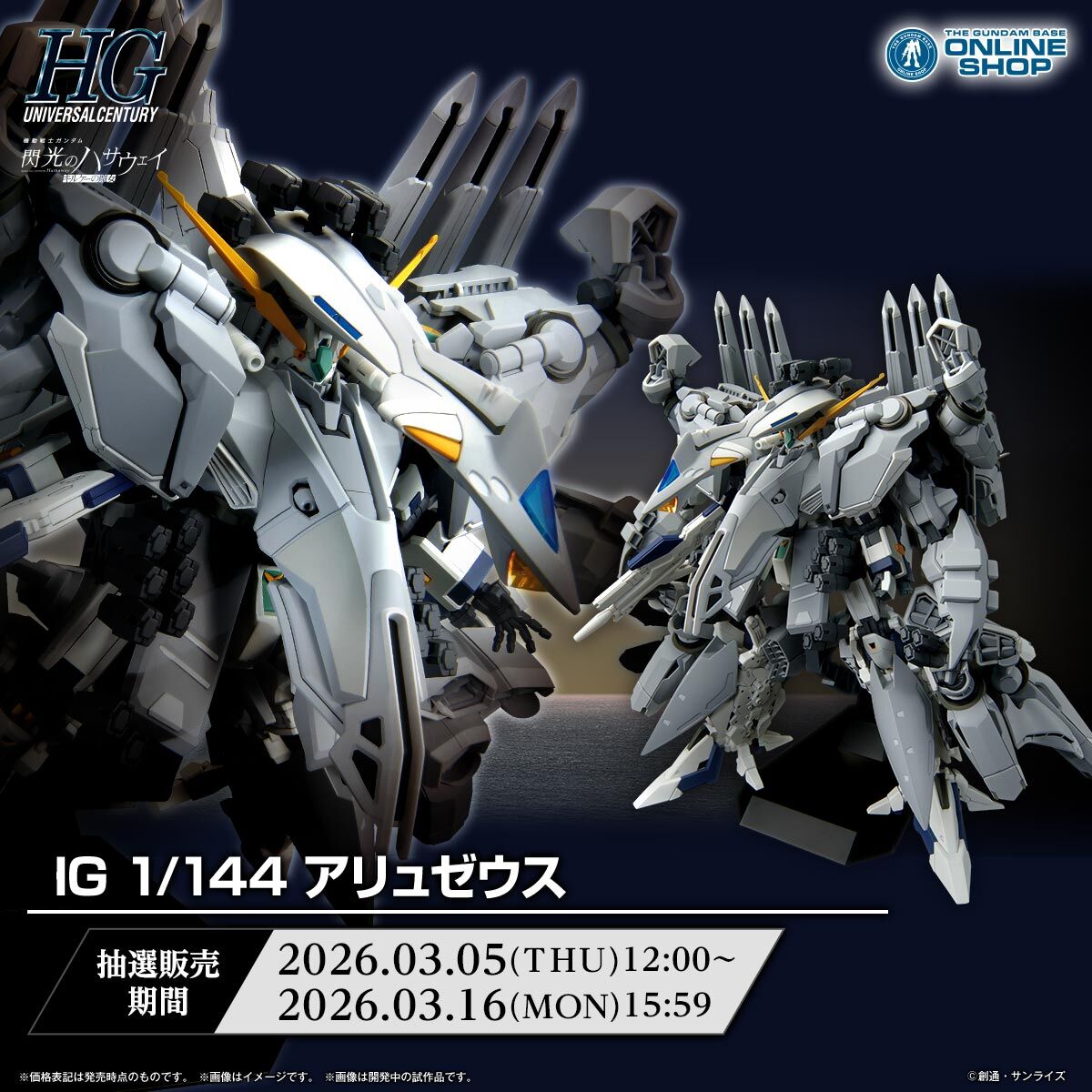 HG 1/144 �A�����[�E�X ���I���\���ݎ�t�J�n�I