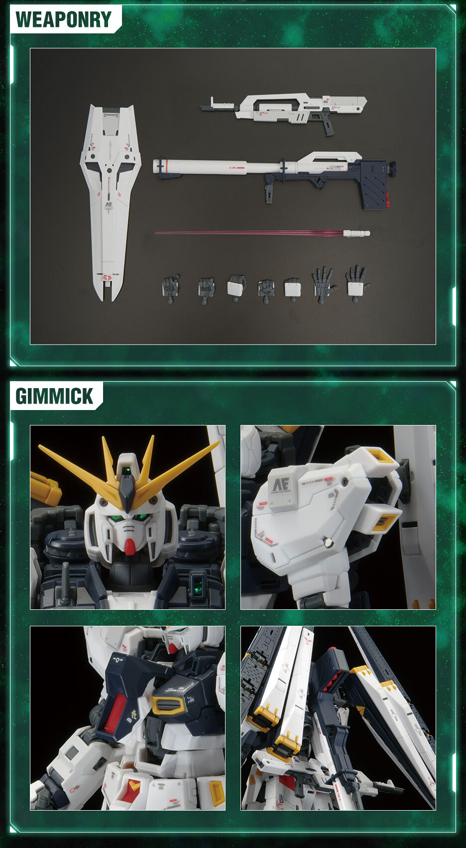 RG 1/144 νガンダム(ダブル・フィン・ファンネル装備型) | 機動