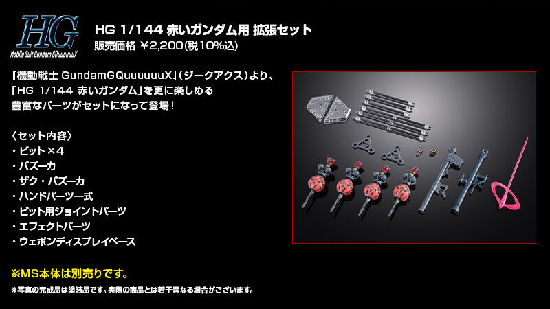 HG 1/144 �Ԃ��K���_���p �g���Z�b�g
