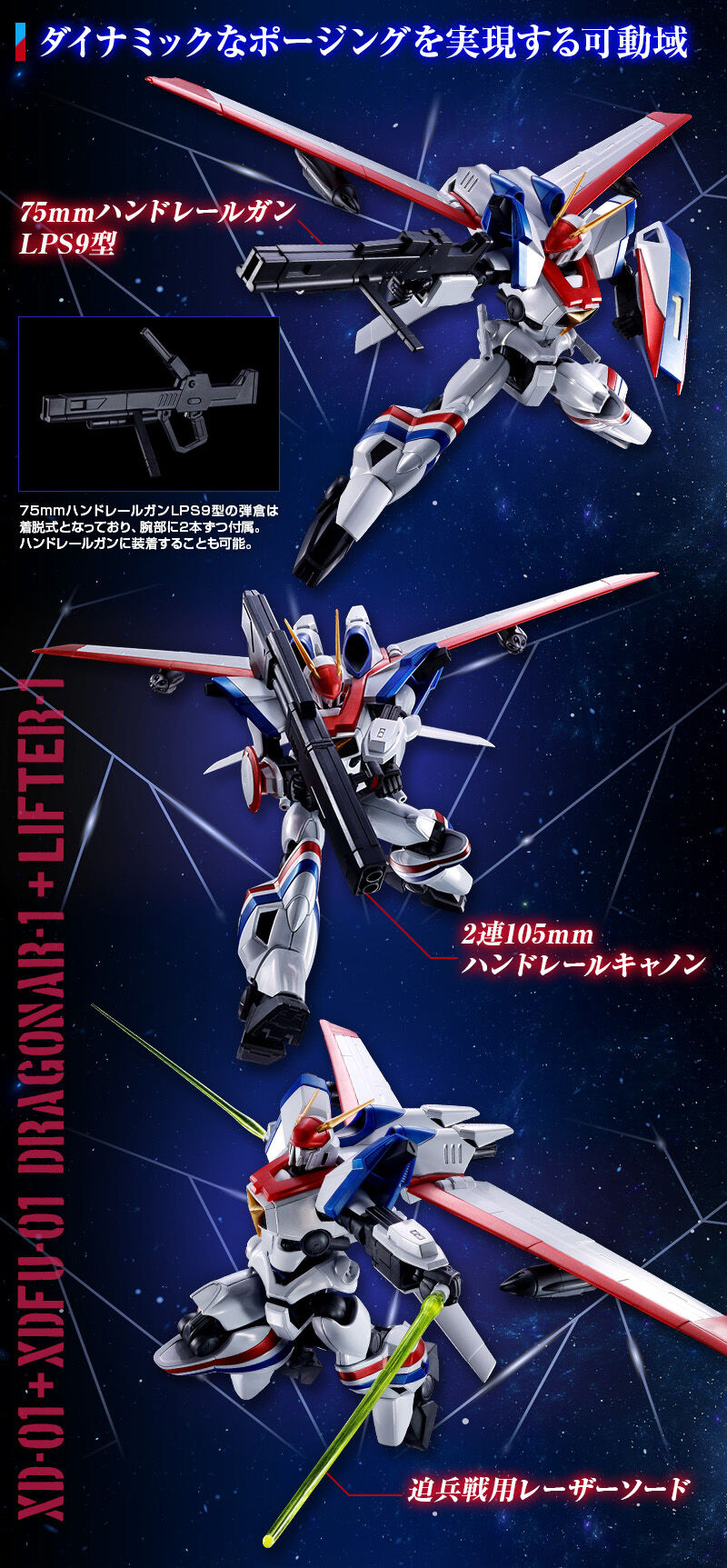 HG 1/144 ドラグナー1 リフター1装備タイプ [スペシャルコーティング]