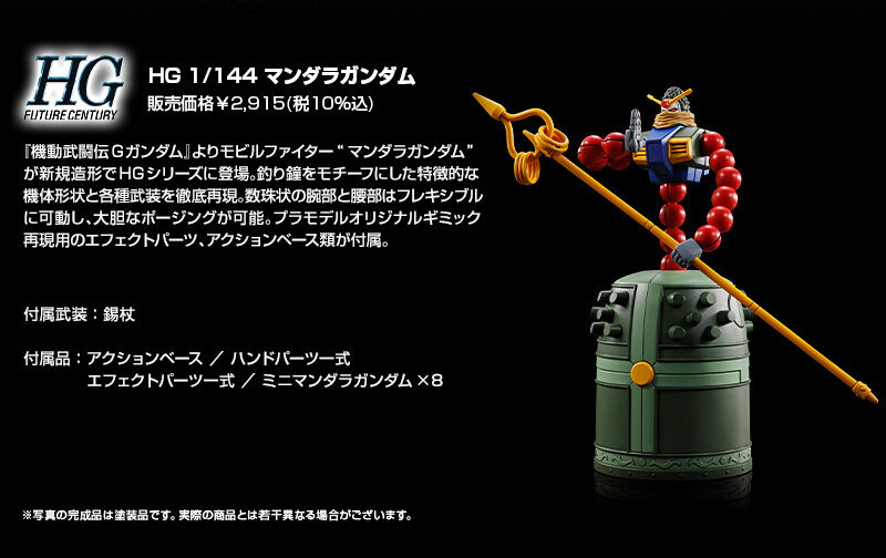 HGFC 1/144 GF13-044NNP Mandor Gundam