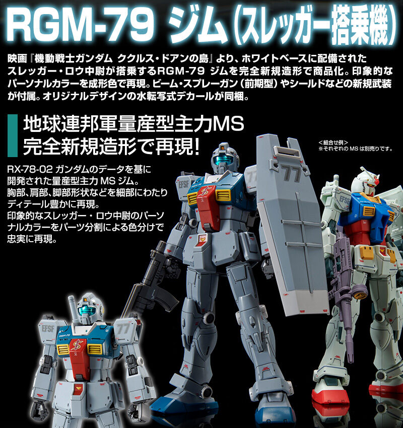 未組立】HG 1/144 ジム（スレッガー搭乗機） プレミアムバンダイ限定 