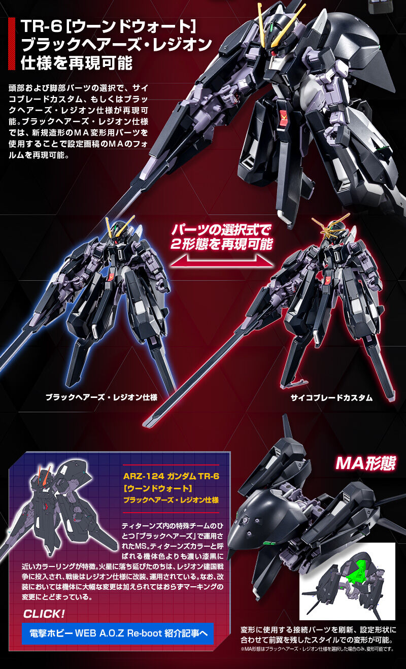 ガンプラ　ＨＧ  ガンダムＴＲ-６［ヘイズルＩＩ］　プレバン限定