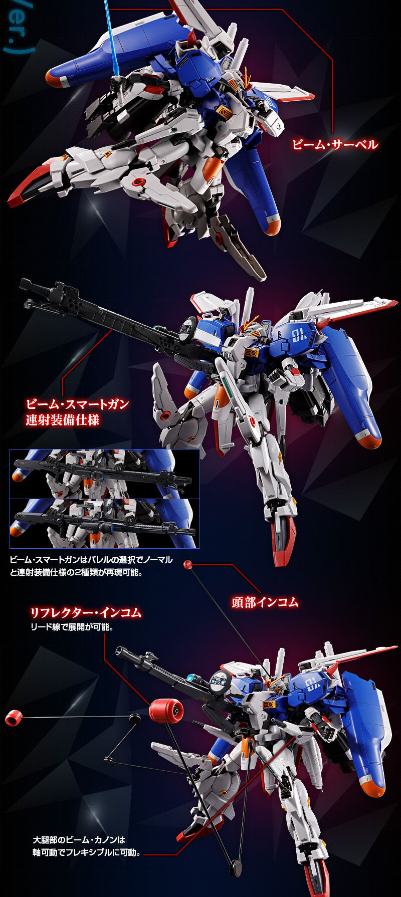 MG 1/100 MSA-0011[Ext] Extraordinary-Superior Gundam(Task Force Alpha)