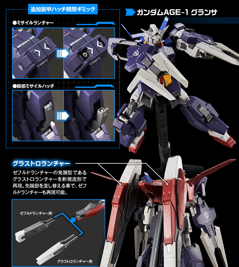 MG 网络限定版 高达AGE-1 全装备光辉型[设计师配色Ver.]