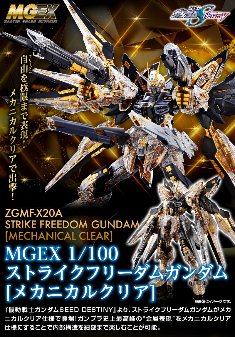MG Extreme 1/100 ZGMF-X20A Strike Freedom Gundam(Mechanical Clear)