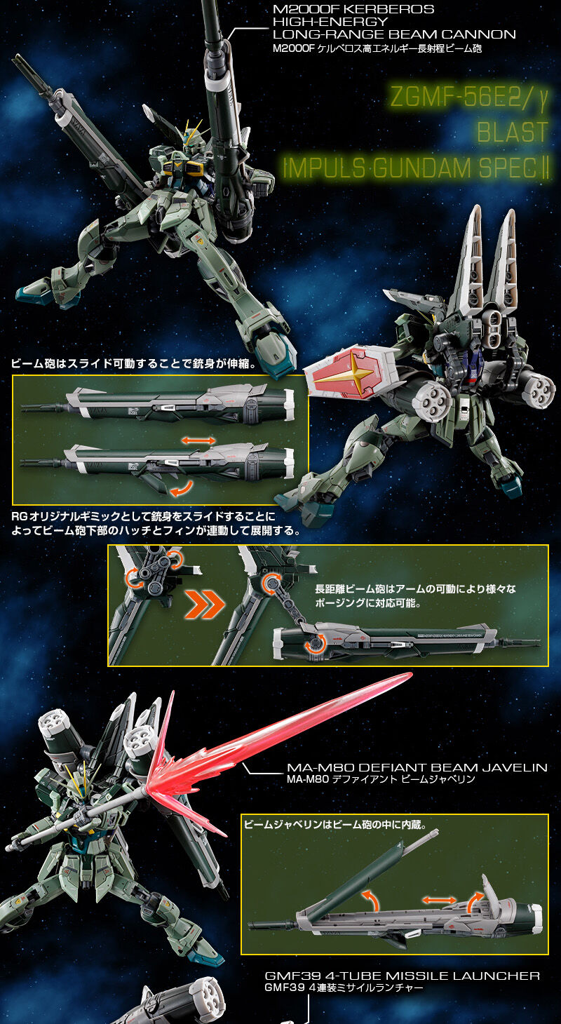 ＲＧ 1/144 ブラストインパルスガンダムＳｐｅｃＩＩ