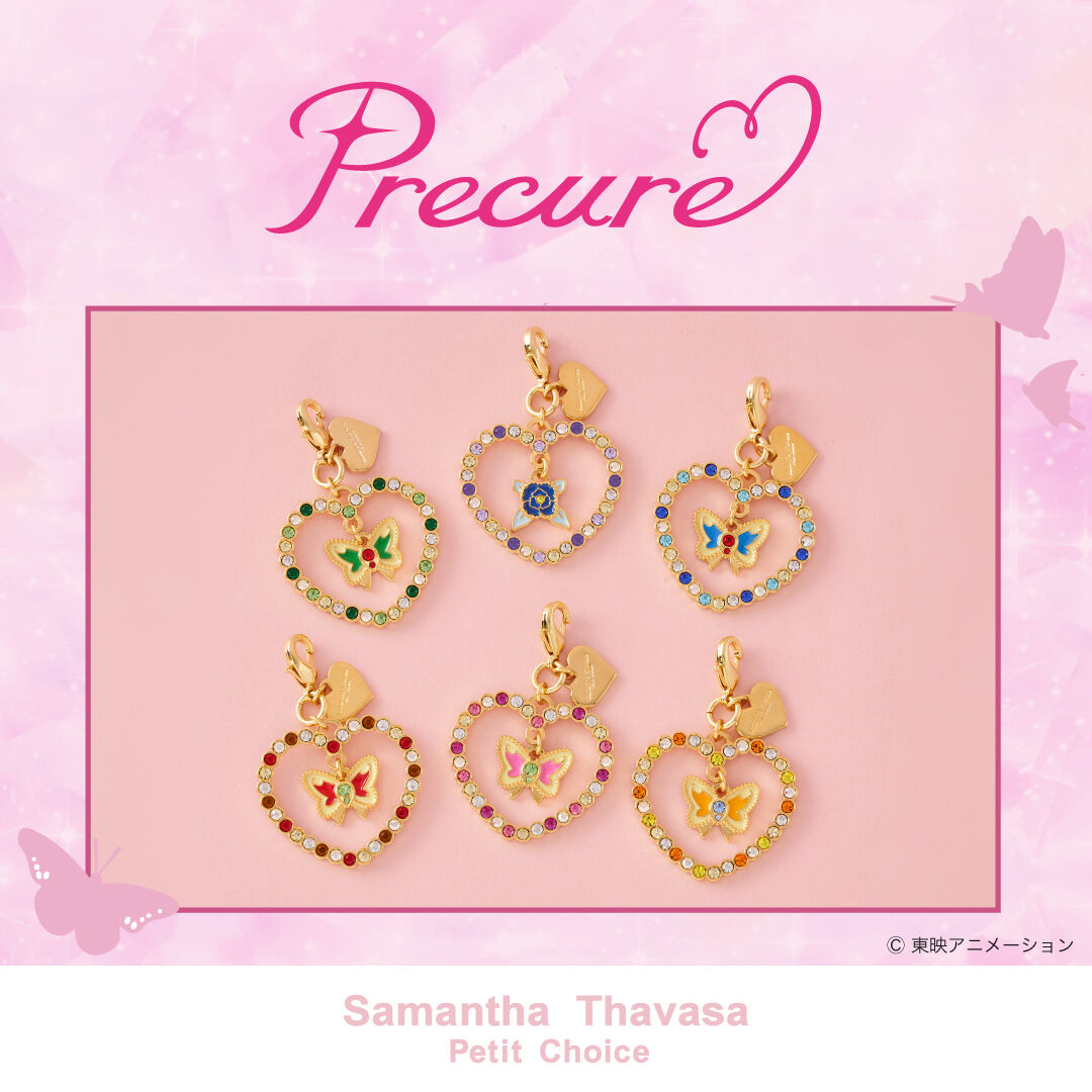 (新品)大人気！プリキュアチャーム6個　サマンサタバサpetitChoice Samantha Thavasa Petit Choice×プリキュアシリーズ バッグ