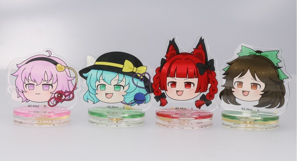 東方Project ゆっくりくるスタ～回転アクリルスタンド～【10月発送