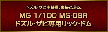 MG 1/100 MS-09R �h�Y���E�U�r��p���b�N�E�h��
