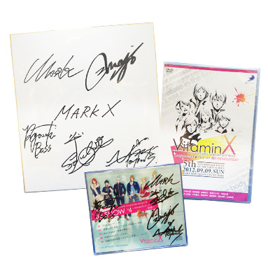 VitaminX�C�x���gDVD & MarkX�����o�[���M�T�C���F���Z�b�g