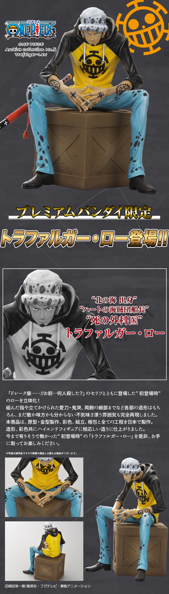 セール　ワンピース　フィギュア　アーカイブ　　限定　各５０体　ロー　２体　セット