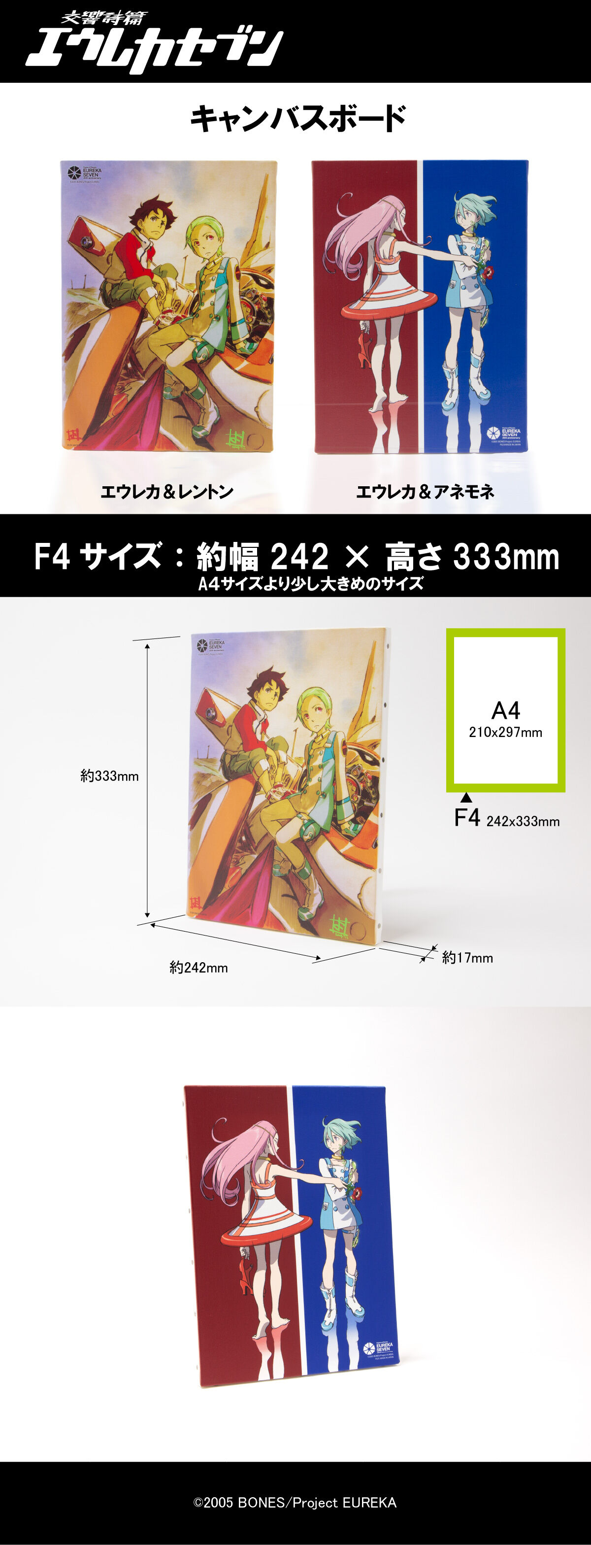 交響詩篇エウレカセブン キャンバスボード | インテリア・キッチン