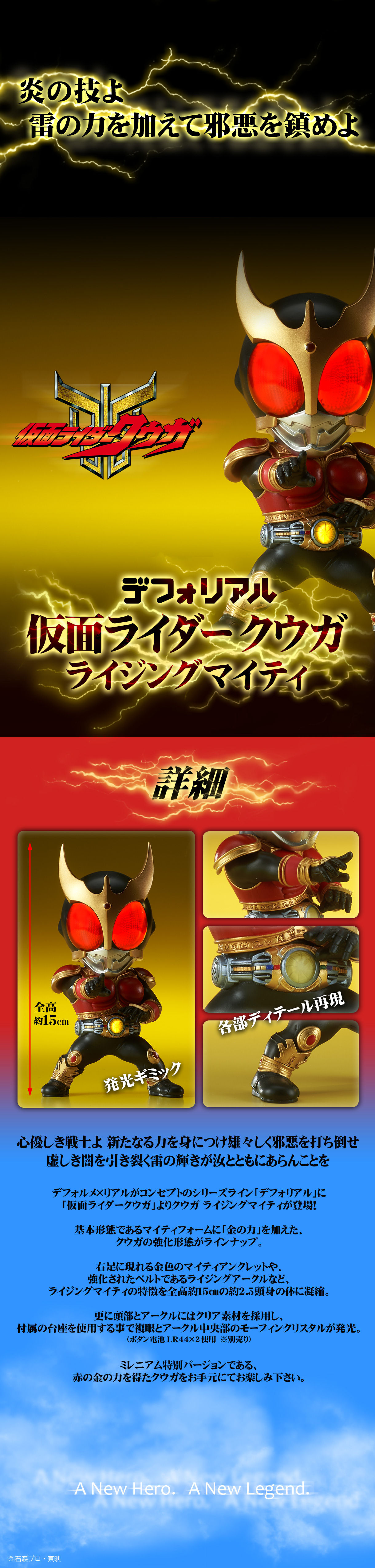 抽選販売】デフォリアル 仮面ライダークウガ(ライジングマイティ ...