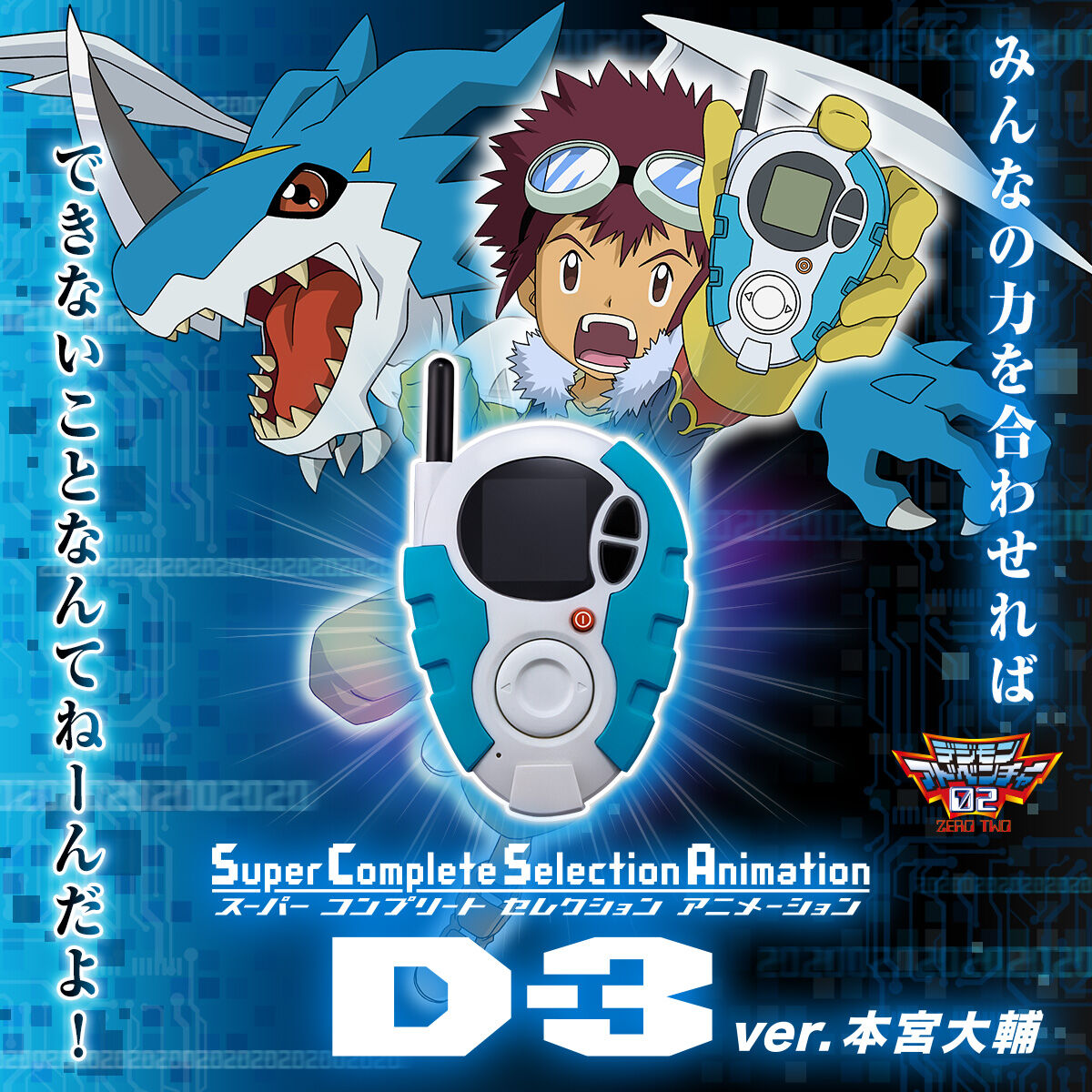 Super Complete Selection Animation D-3 暴龍機本宮大輔ver.