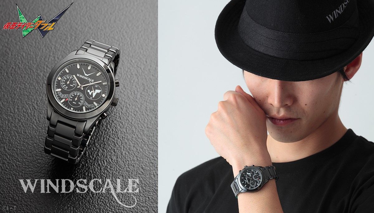 仮面ライダーw Wind Scale クロノグラフ腕時計 仮面ライダーシリーズ 趣味 コレクション プレミアムバンダイ公式通販