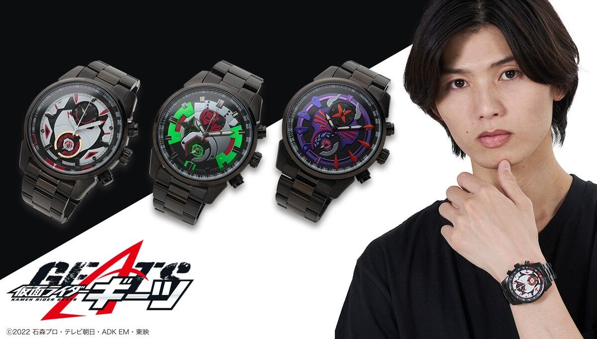 人気の店バンコレ 仮面ライダー ゼロワン 01 クロノグラフ 腕時計 ウォッチ キャラクター玩具