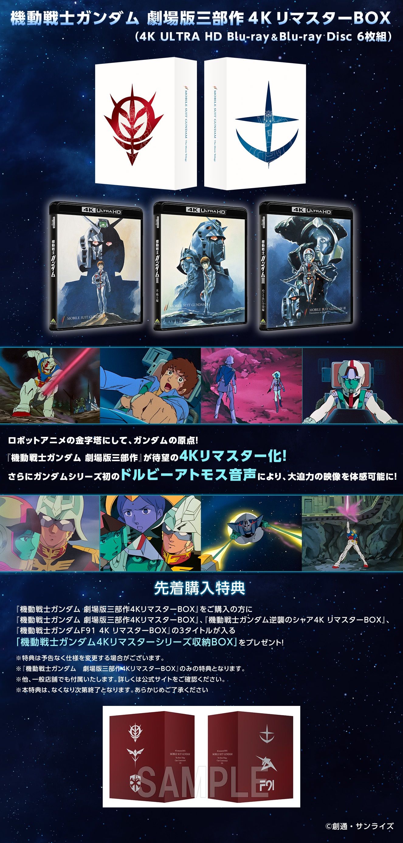 劇場版 機動戦士ガンダム 三部作 DVD BOX(イタリア版)