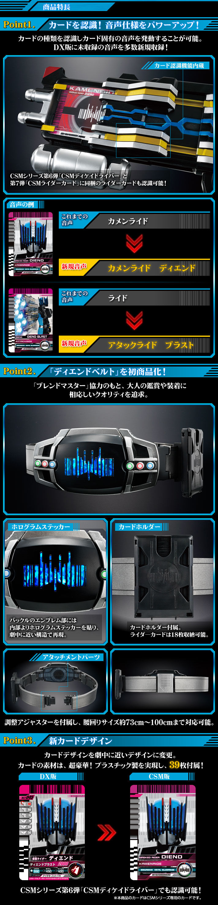 COMPLETE SELECTION MODIFICATION DIENDRIVER & DIEND BELT（CSMディエンドライバー＆ディエンド  ベルト）