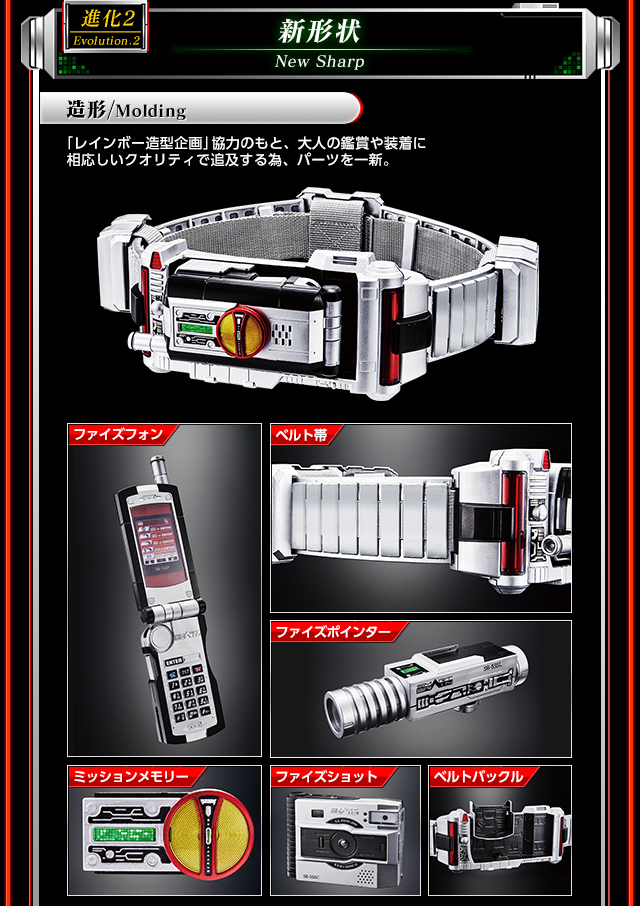 仮面ライダー555 COMPLETE SELECTION MODIFICATION FAIZGEAR CSM