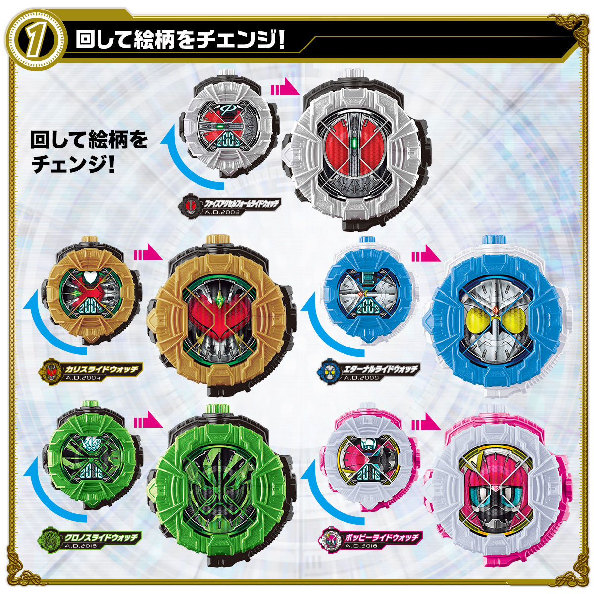 【抽選販売】仮面ライダージオウ DXライドウォッチスペシャルセット