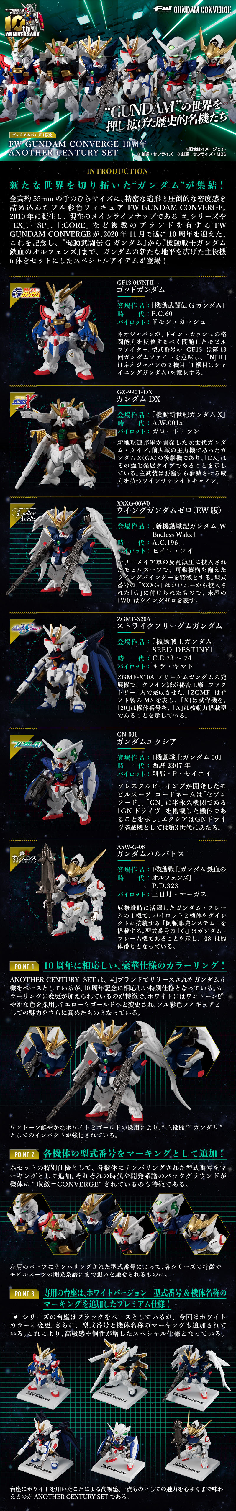 Amazon | FW GUNDAM CONVERGE 10周年 ANOTHER CENTURY SET