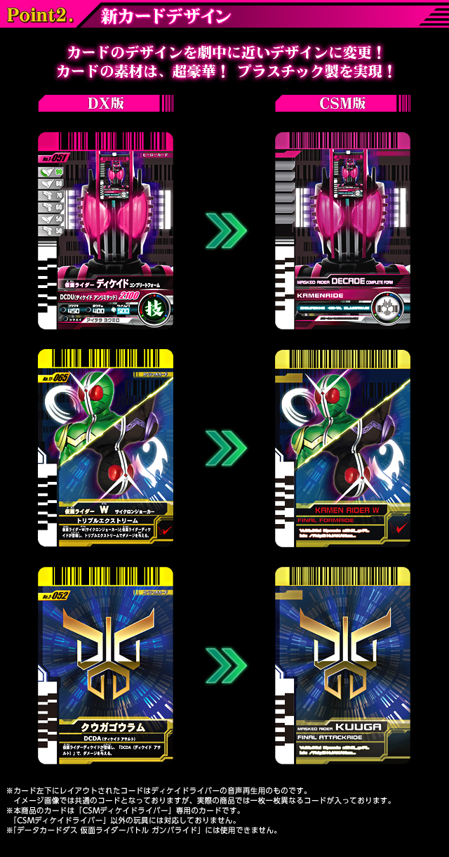 ライダーカード | COMPLETE SELECTION MODIFICATION