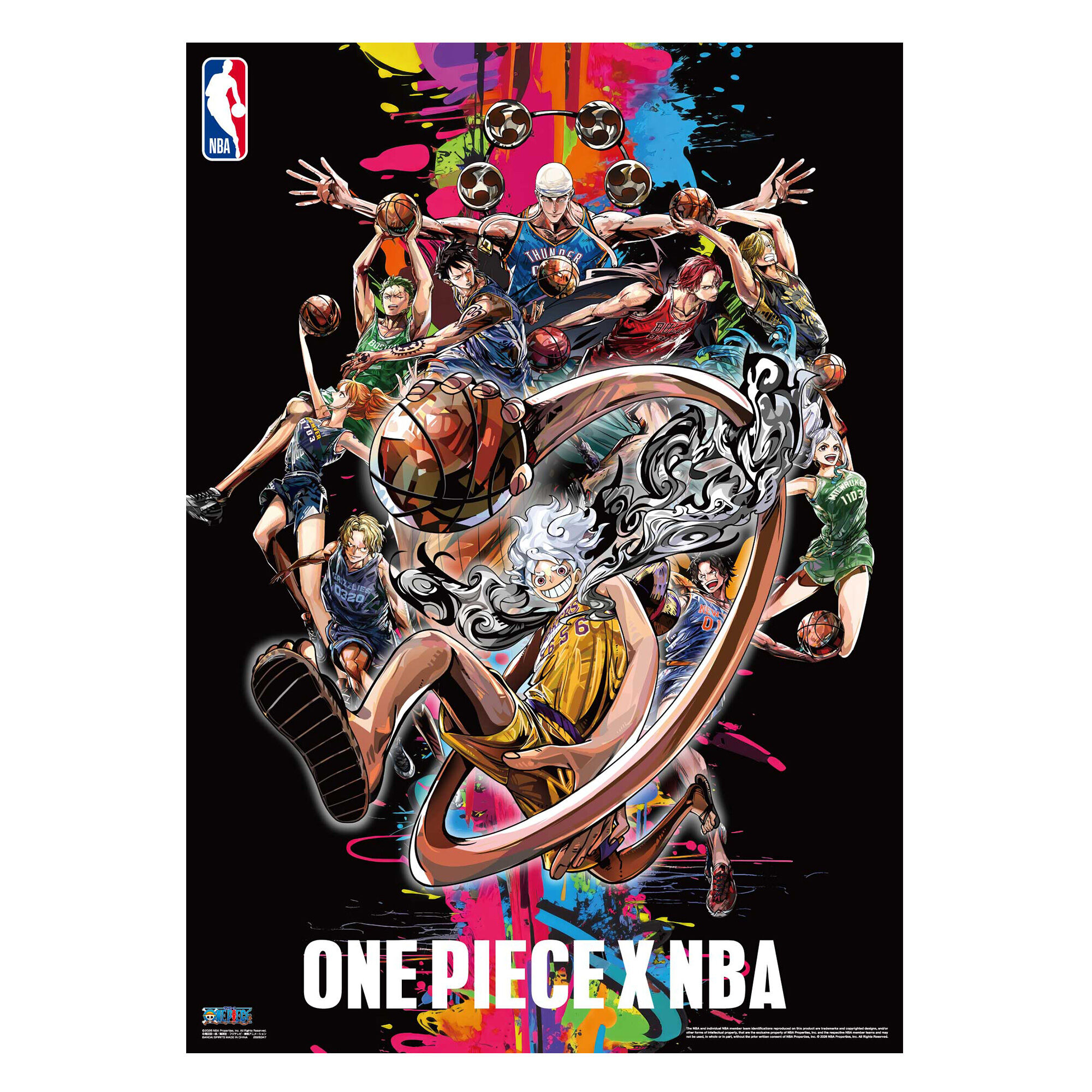 �y���I�̔��zONE PIECE �~ NBA POSTER