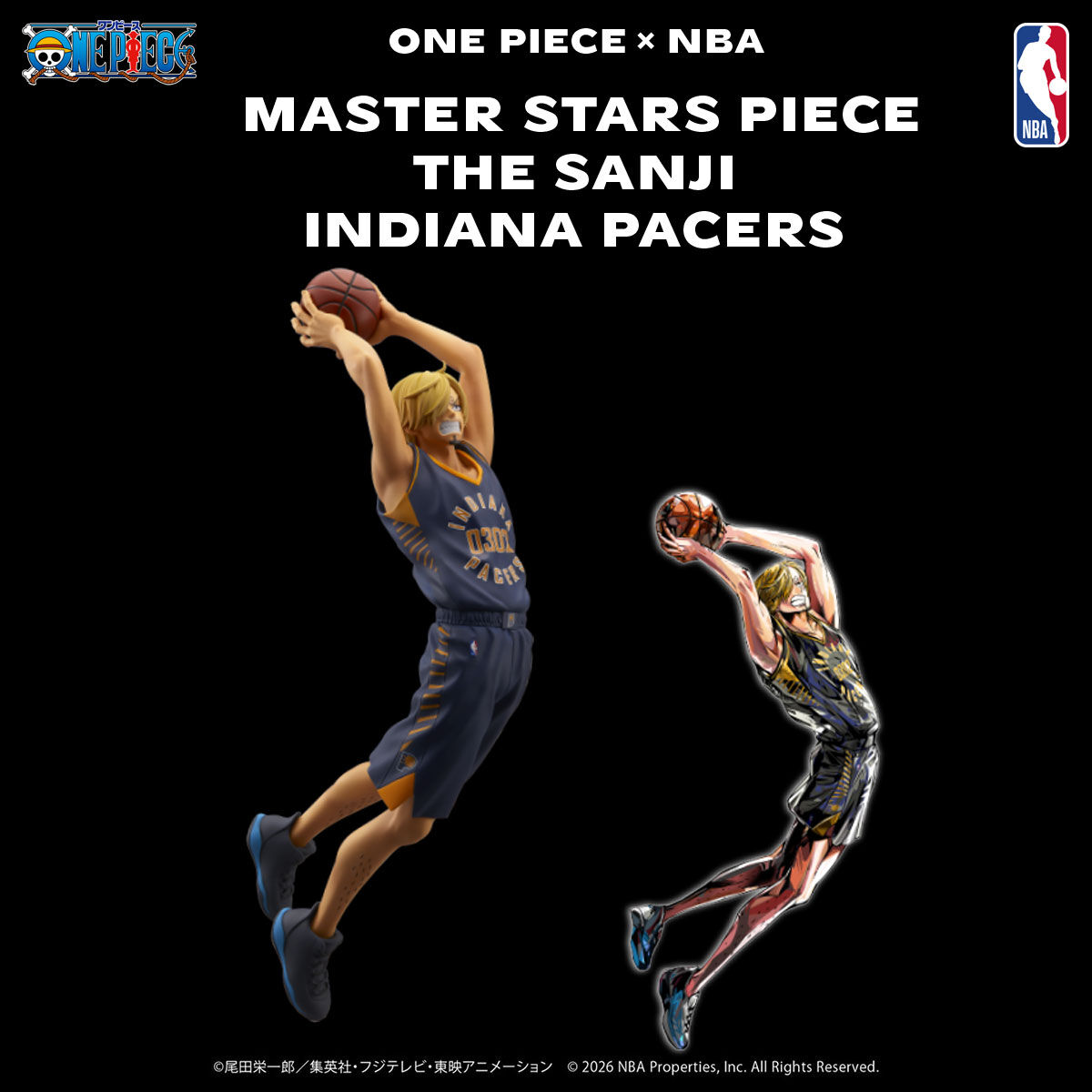 ONE PIECE �~ NBA MASTER STARS PIECE THE SANJI INDIANA PACERS