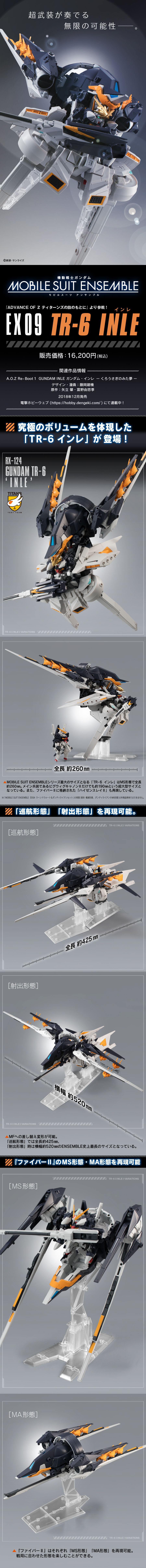 MS Ensemble EX09 RX-124 Gundam TR-6[Inle]