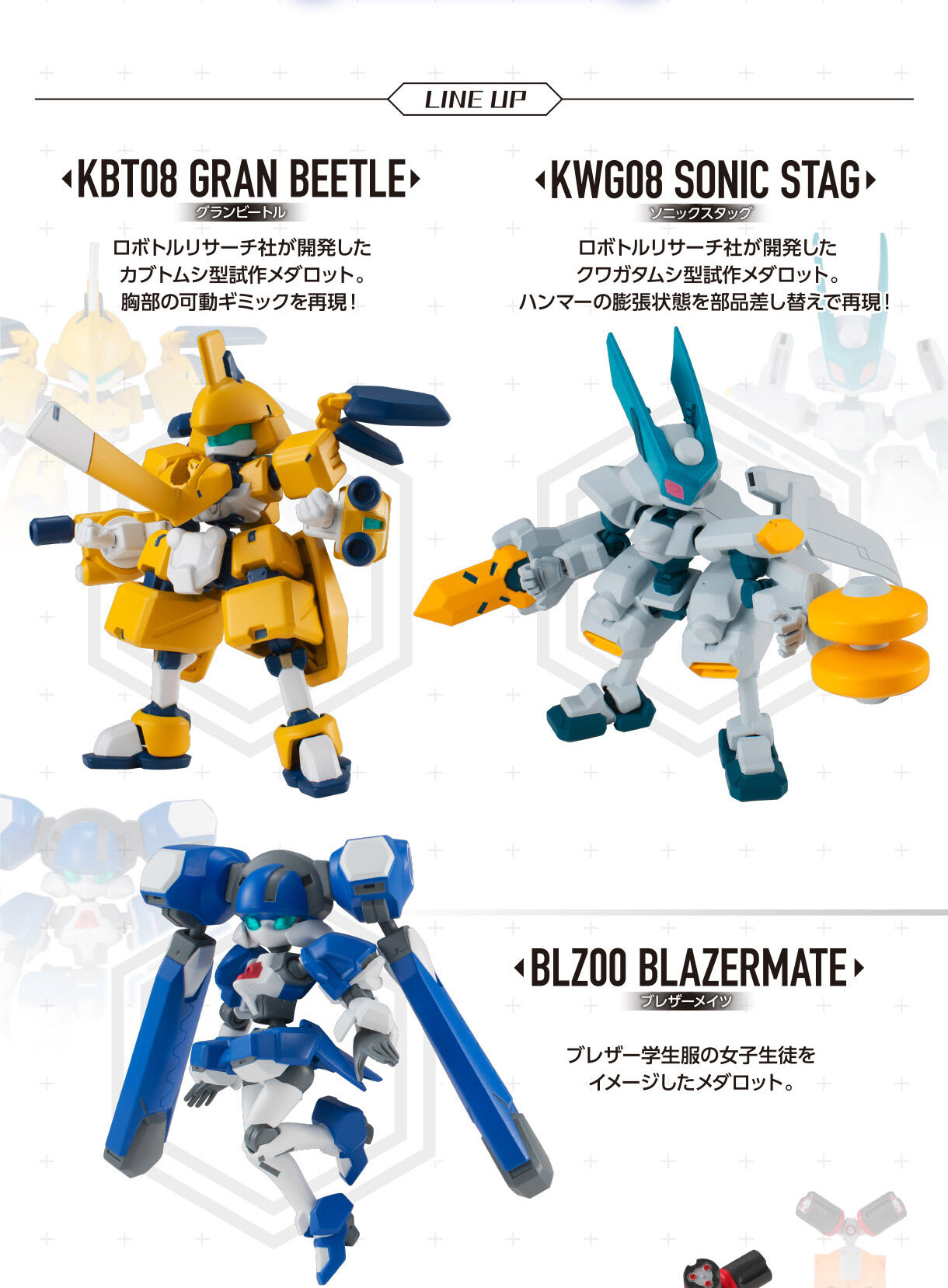 早期購入特典付属 プレミアムバンダイ限定 超可動1/12 メダロット