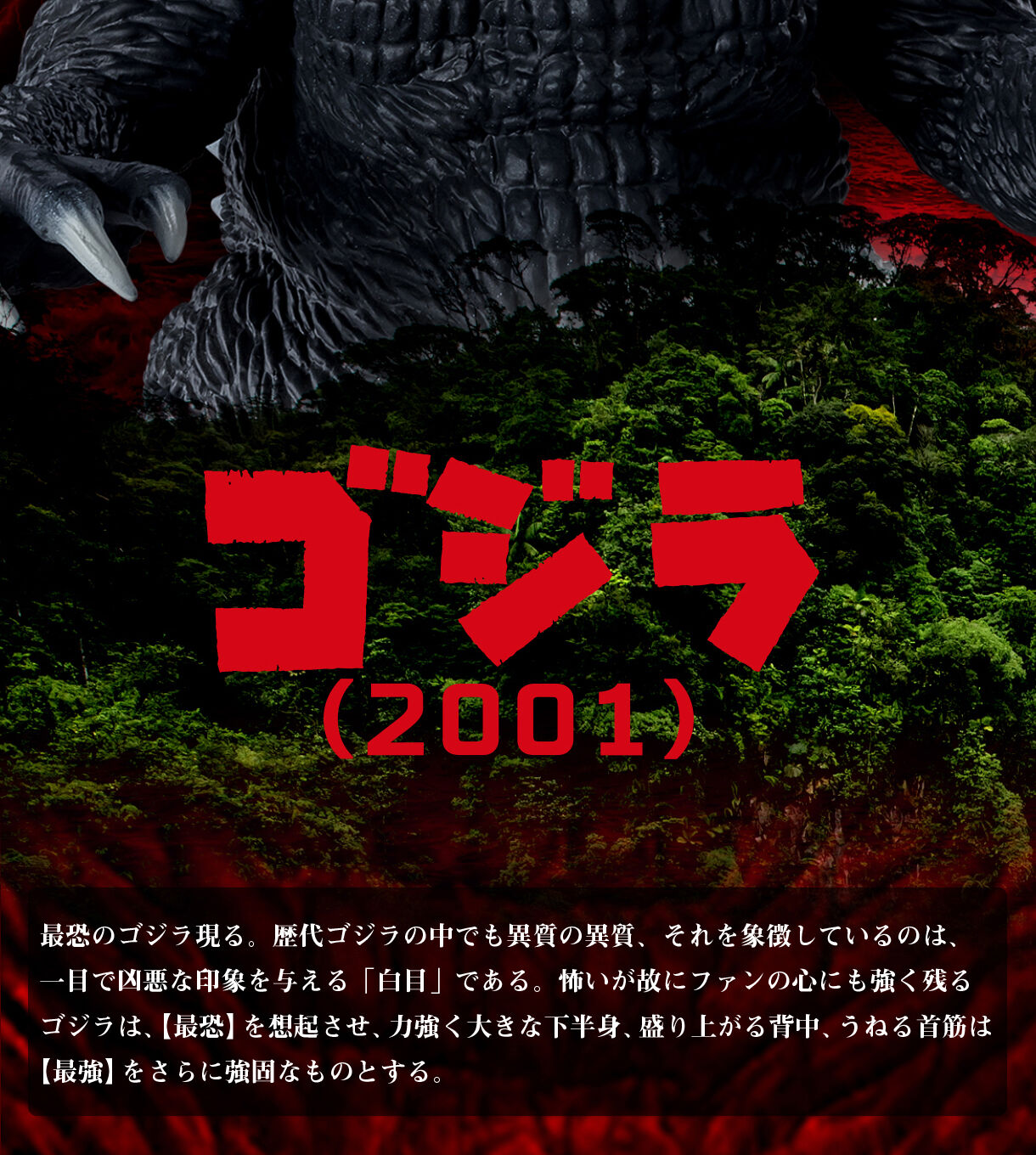 怪獣番外地 ゴジハムくん  ゴジラ(2001) | ゴジラシリーズ 趣味・コレクション | バンダイナムコグループ公式通販サイト