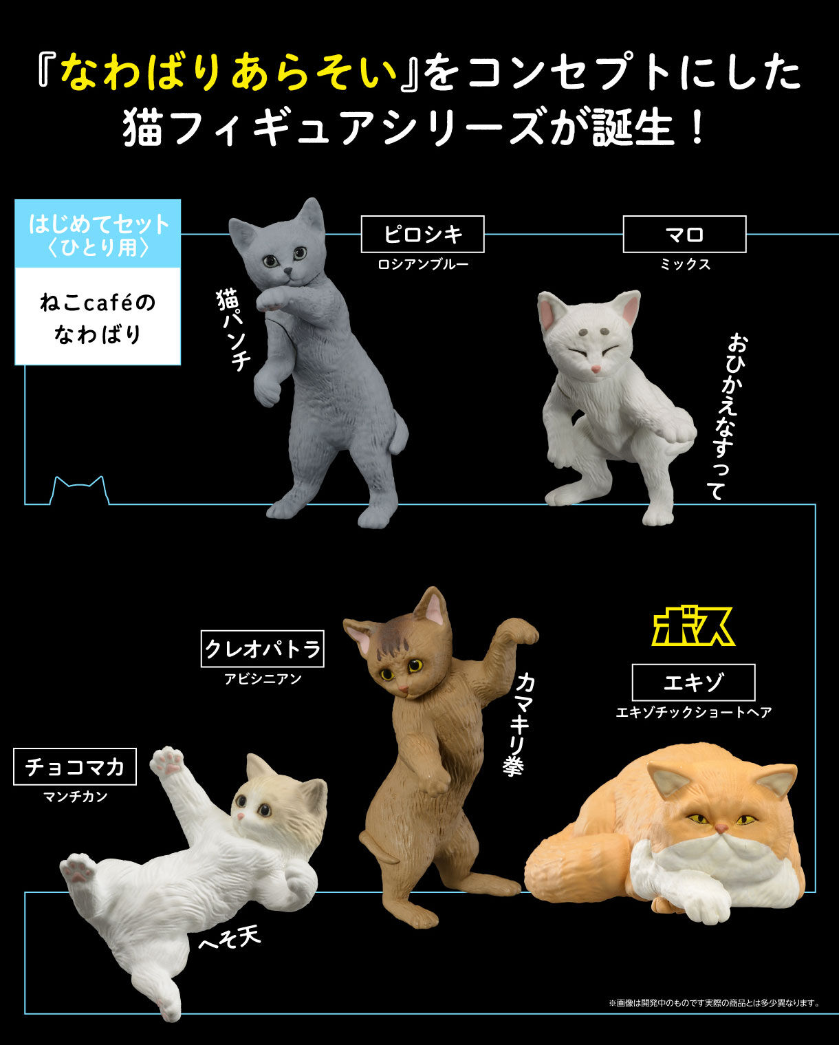 猫のなわばりあらそい はじめてセット＜ひとり用＞ | フィギュア 