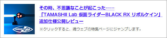 先着販売】TAMASHII Lab 仮面ライダーBLACK RX リボルケイン | 仮面 