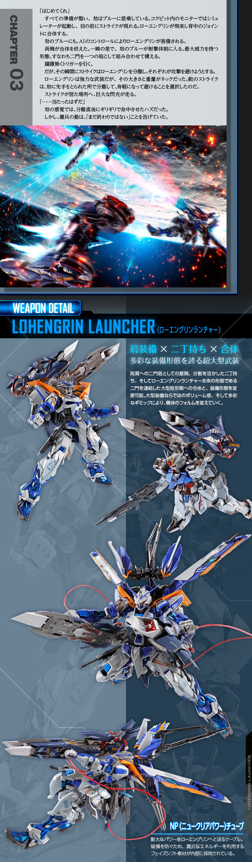 Metal Build Lohengrin Launcher for Gundam Seed Series