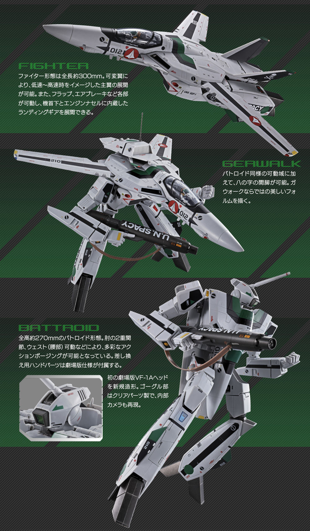 DX超合金 劇場版VF-1A バルキリー（柿崎速雄機） | 超時空要塞マクロス ...