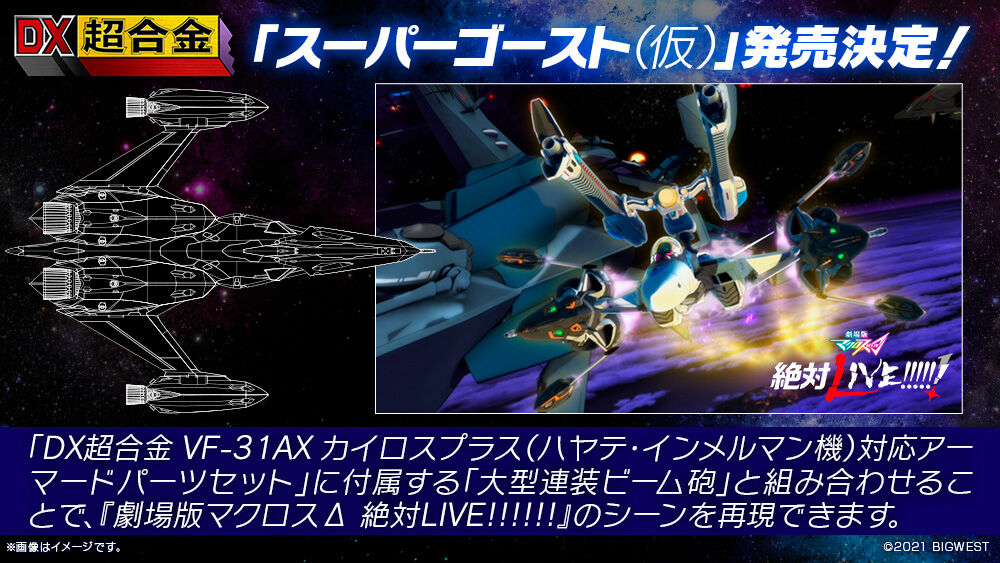 DX超合金 VF-31AXカイロスプラス対応アーマードパーツセット