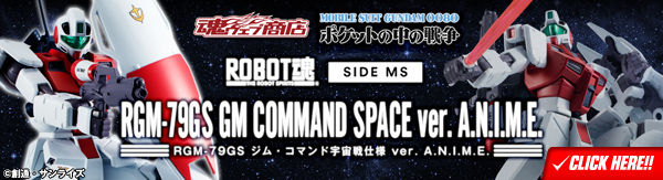 ROBOT魂 ＜SIDE MS＞ RGM-79GS ジム・コマンド宇宙戦仕様 ver. A.N.I.M.E.