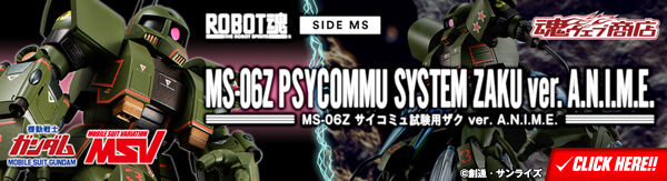 ROBOT魂 ＜SIDE MS＞ MS-06Z サイコミュ試験用ザク ver. A.N.I.M.E.