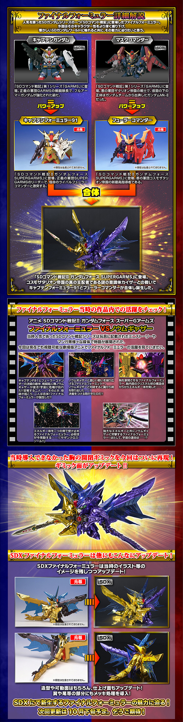 元祖SDガンダムプラモデル ファイナルフォーミュラー - プラモデル