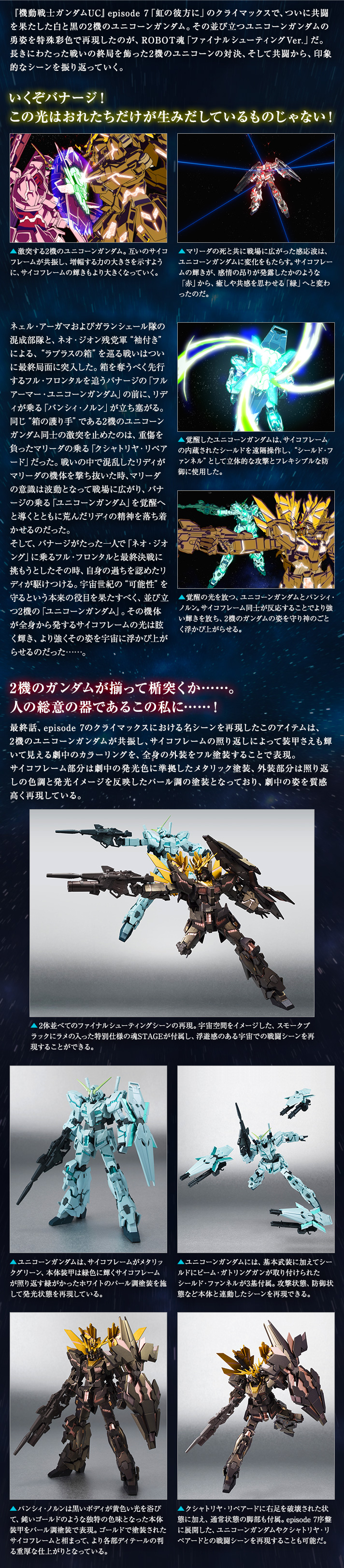 Robot魂 Side Ms ユニコーンガンダム バンシィ ノルン ファイナルシューティングver 機動戦士ガンダムuc ユニコーン 趣味 コレクション バンダイナムコグループ公式通販サイト