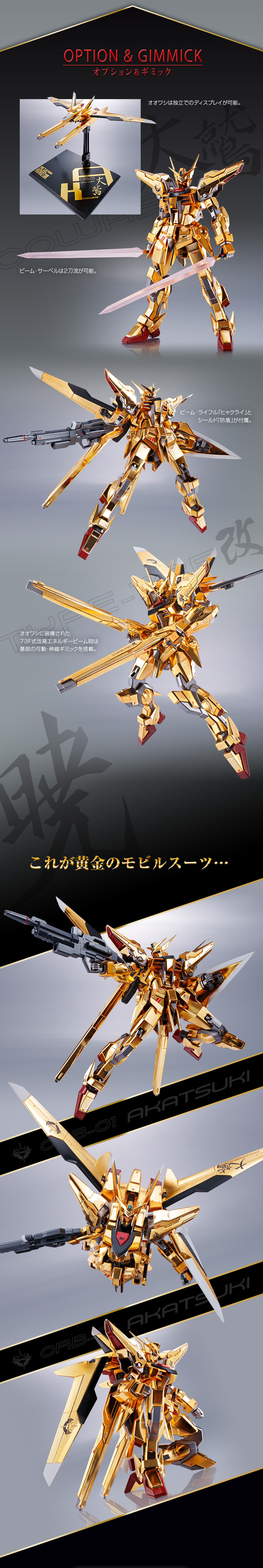Metal Robot Spirits(Side MS) ORB-01 Akatsuki Gundam(Oowashi Unit)